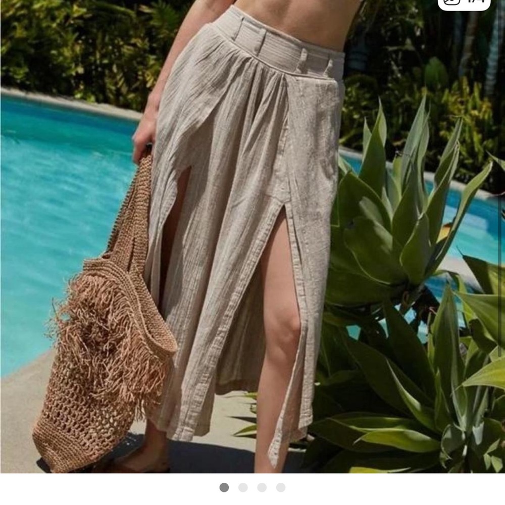 People Lunar Cove Wide-Leg Pants NWT Sizes Medium & Large